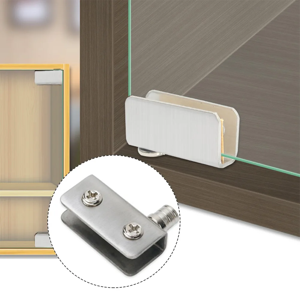 

Glass Hinge Hinges Glass Hinge Glass Door Door Hinges Glass Door Pivot Hinges High-quality Silver Stainless Steel