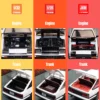 1/32 Initial D AE86 Toy Car Diecast Toyota Miniature Model Pull Back Sound Light Doors Openable Educational Collection Gift Kid 4