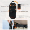 MELOTOUGH Small Tool Pouch with Quick Release Belt Clip,Clip On Tool Belt Pouch with Electrician Tapemeasure Clip 3