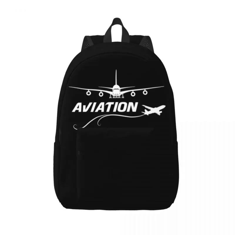 

Aviation Lover Laptop Backpack Men Women Fashion Bookbag for School College Students Airplane Pilot Aviator Air Fighter Bags