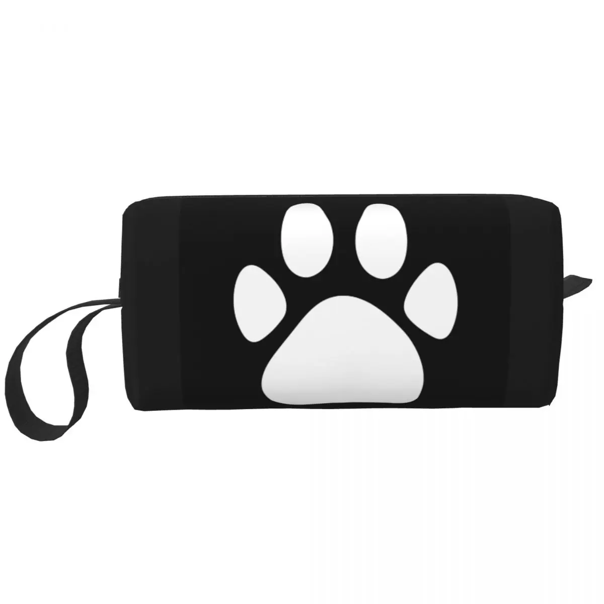 

Kawaii Classic Dog Paw Symbol Travel Toiletry Bag Women Pet Lover Makeup Cosmetic Bag Beauty Storage Dopp Kit