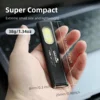 Warsun LED Keychain Flashlight USB-C Rechargeable 600Lm Portable Mini Torch Light Pocket Lantern Flood Work Light With Magnet 4