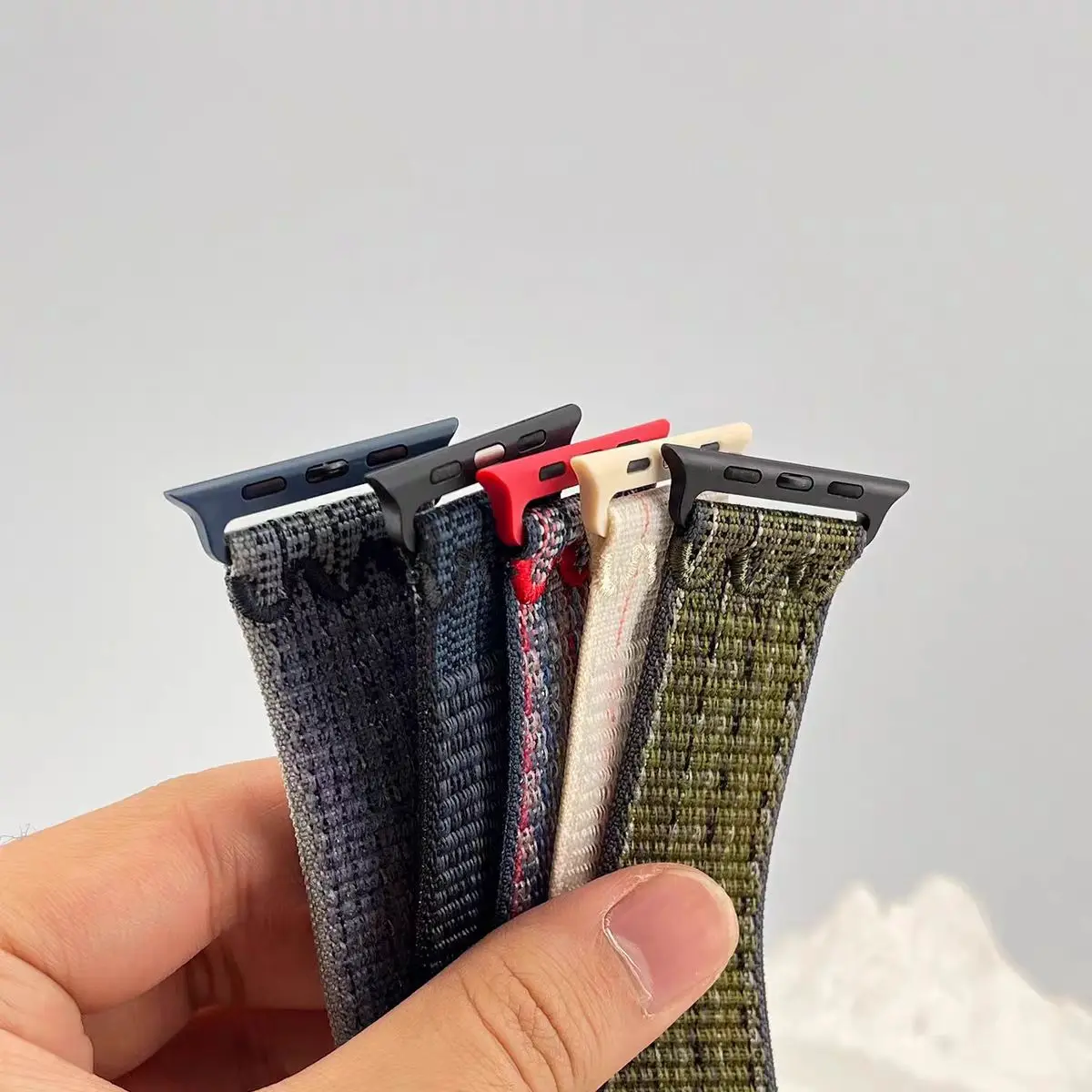 Stylish Stripe Nylon Loop Strap