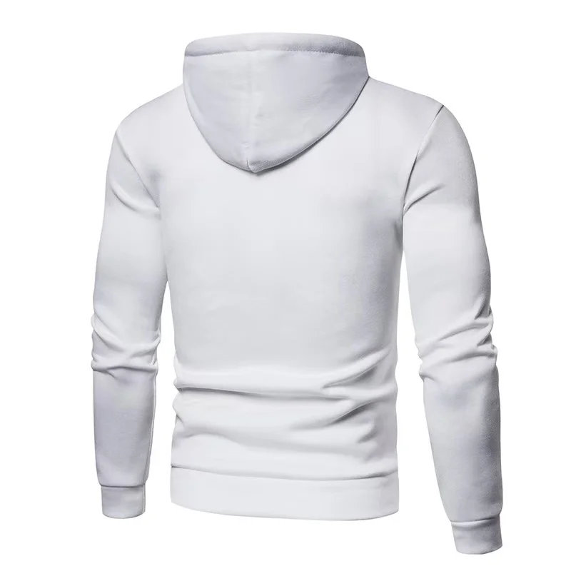 New Men's Hoodie Jacket Streetwear Long Sleeve Sweatshirts Zipper Hooded Pullover Male Sportswear Men Clothing Streetwear