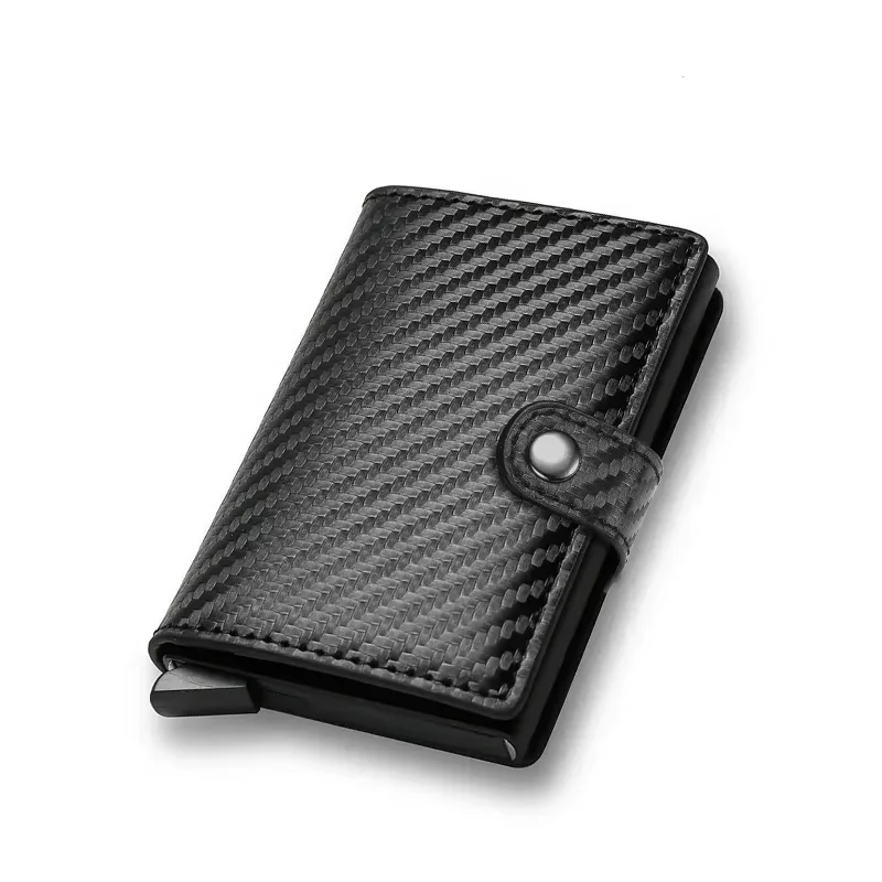 Slim Pop-Up Bifold Minimalist RFID-Blocking Men's Wallet