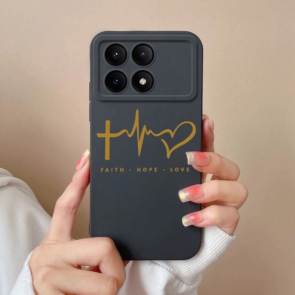Gesture Love Heart Liquid Case