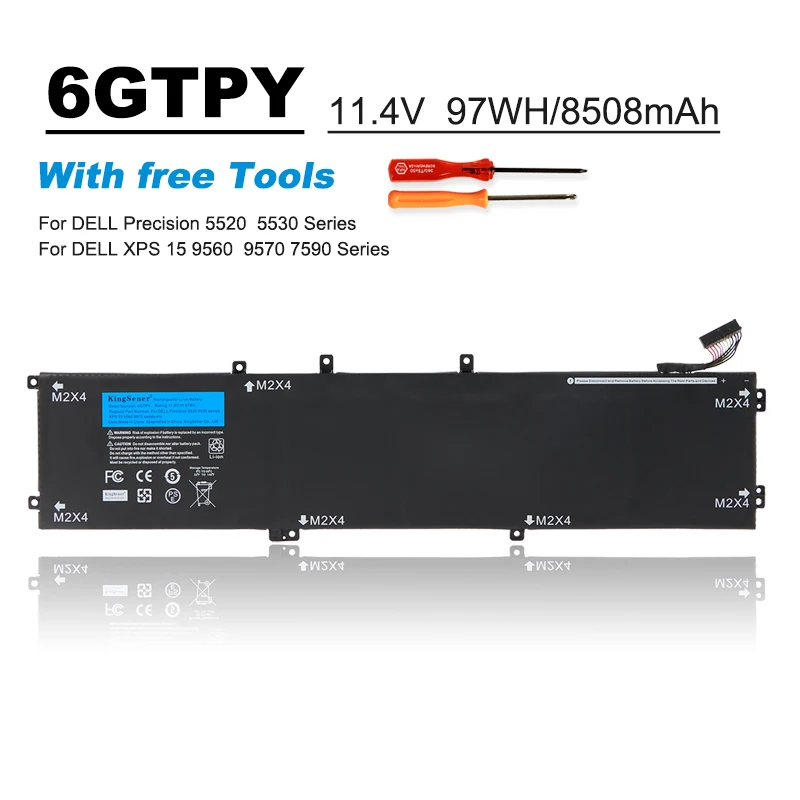 Enhanced High-Capacity Laptop Battery Replacement - 97WH 56WH