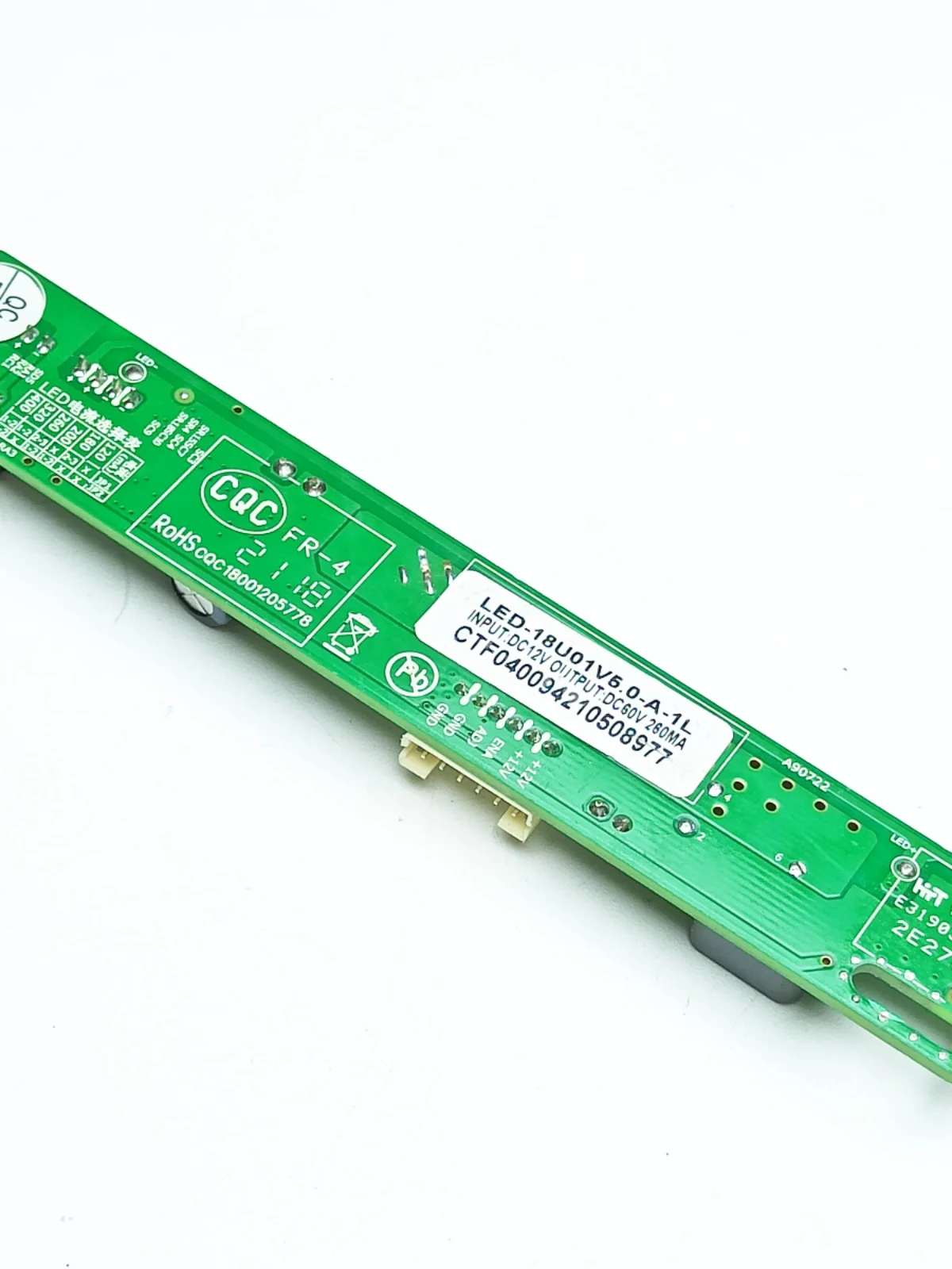LED-18U01V5.0 고출력 정전류 보드, LED 라이트 바 부스터 보드, E319031 2E27805C