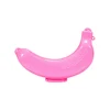 1PC Portable Banana Shape Banana Protective Case Creative Plastic Banana Fruit Storage Case for Travel Outdoor 2