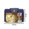 Business Card Holder Anti-theft ID Credit Card Holder Fashion Women's 24 Cards Slim PU Leather Pocket Case Coin Purse Wallet 6