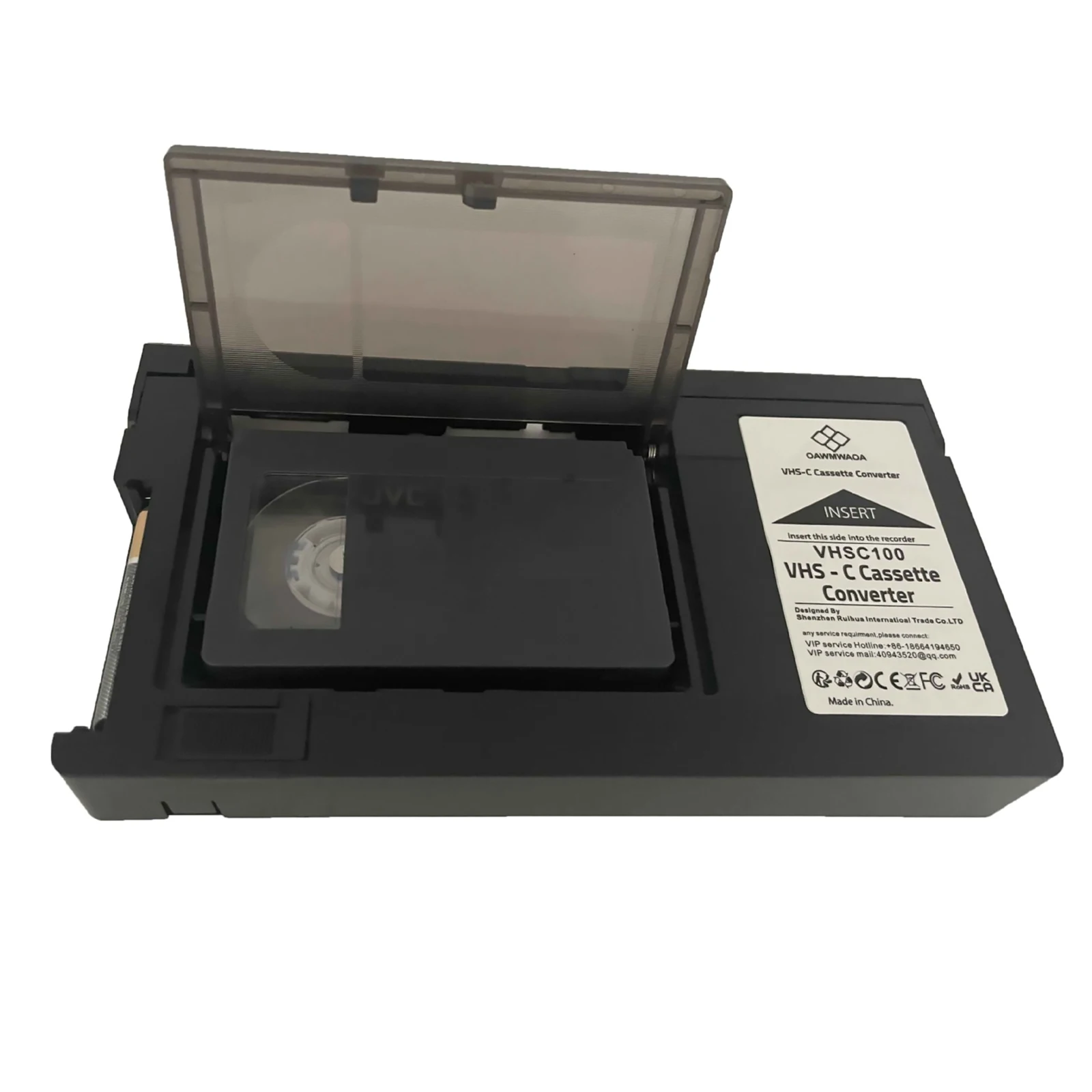 OEM 구형 카세트 VHS VCR용 VHS-C 재생용 SVHS-C 테이프 컨버터 박스 카세트 어댑터