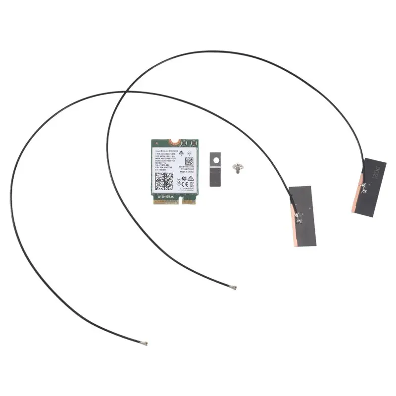 A01E-9560NGW Wifi 카드+안테나 1730Mbps 무선 AC 9560 듀얼 밴드 2.4G+5G BT 5.0 802.11Ac M.2 CNVI 9560NGW 무선 어댑터
