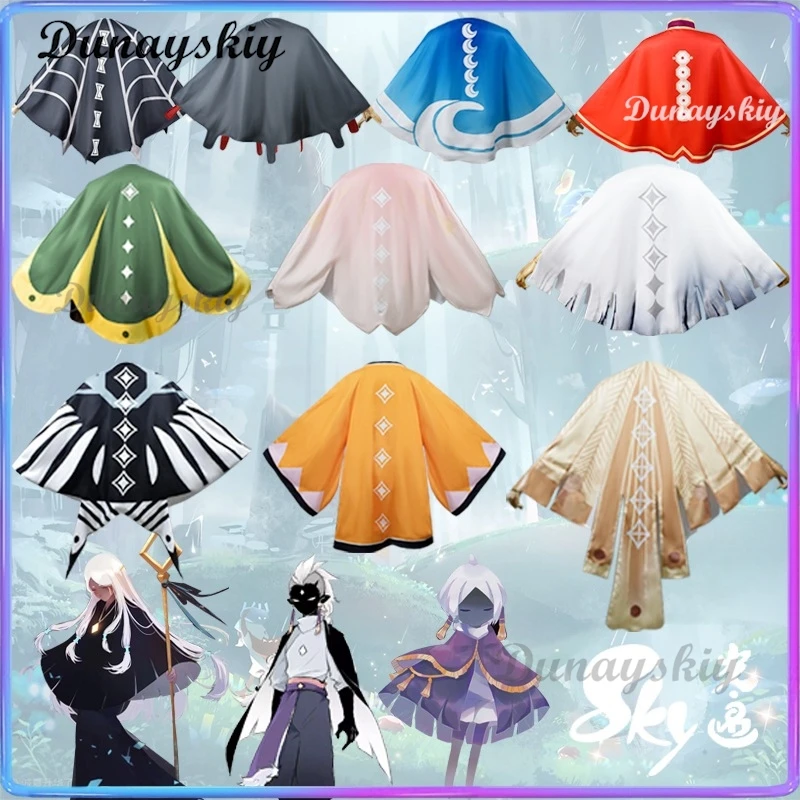 

Anime Game Sky：Children of The Light Season of Gratitude Cosplay Costume Lightseekers Rhythm Printing Cloak Man Woman Party Suit