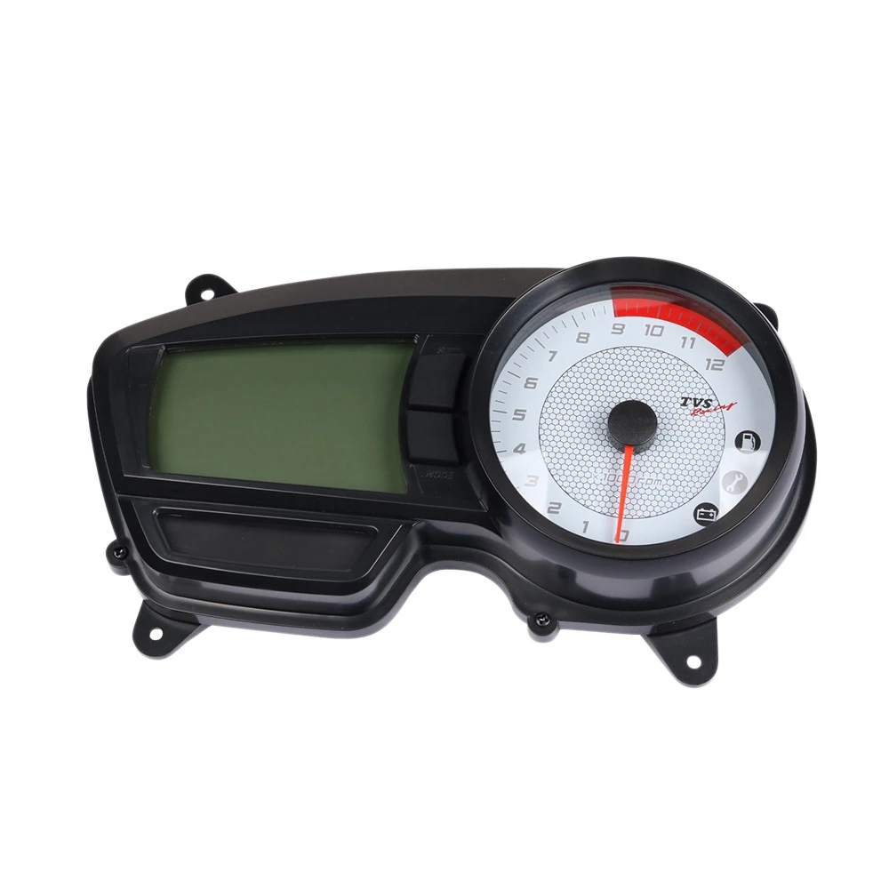 

Motorcycle Tachometer Digital Odometer Motocross Speedometer Meter Gauge Dirt Bike for TVS APACHE RTR 160 CC 180
