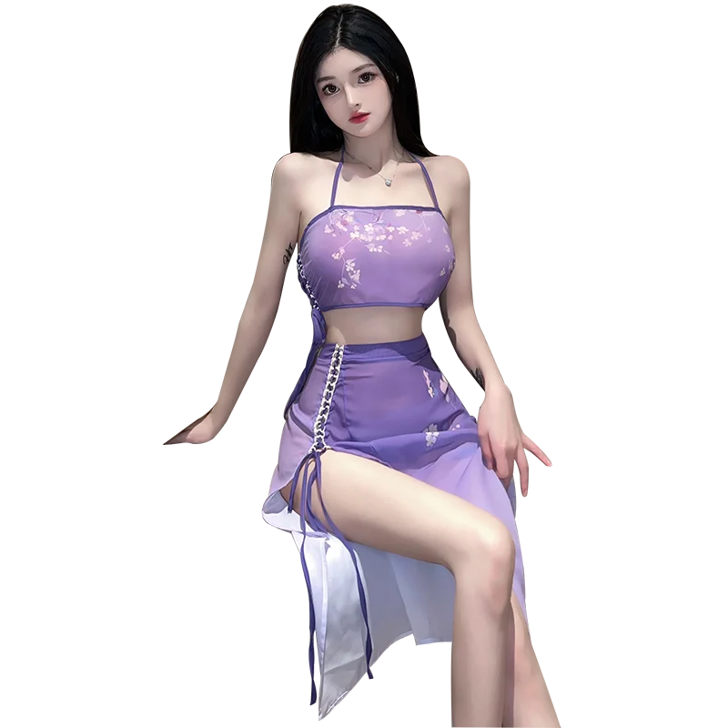 

Role-playing retro fun Hanfu classic wind perspective sexy lingerie woman