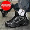 Fashion White Sneakers Hidden Heels Heightening Walking Work Shoes For Men 4/6/8CM Summer Casual Sports Breathable Taller Shoes 2