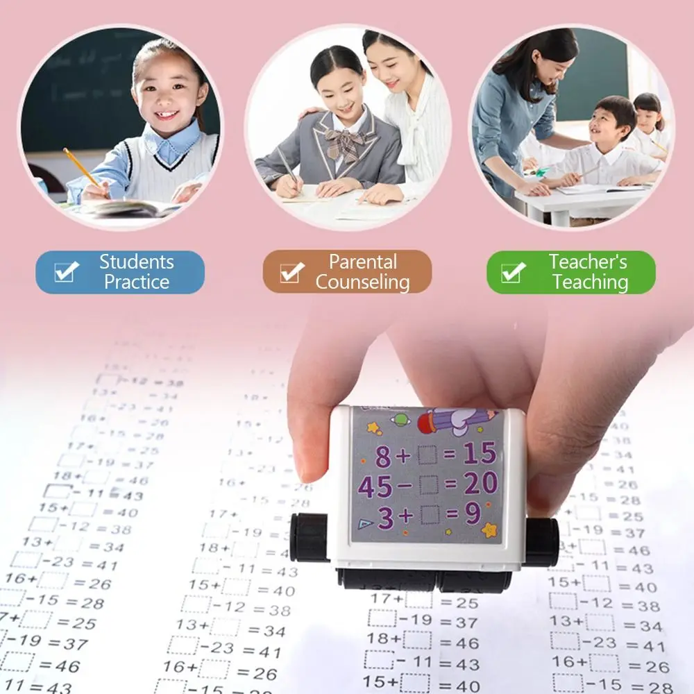 

Mathematics Practice Number Rolling Stamp Addition And Subtraction Primary School Students Practice Questions Within 100 Math