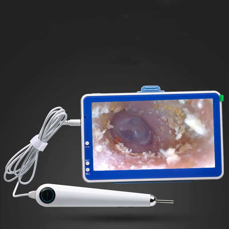 7Inch IPS Screen 3.9mm  Earscope Cleaner Industrial Endoscope Inspection Otoscope Camera Ear Wax Removal Digital Microscope 5 5mm 3in1 usb visual earscope cleaner industrial endoscope inspection otoscope ear spoon ear wax removal digital microscope