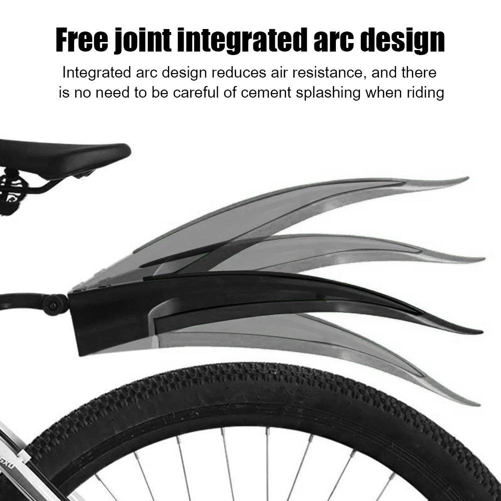 2pcs Universal Adjustable Mountain Bike Mudguard Wings Set Front Rear Wheel Water Mud Guards Fenders Cycling Equipment bicycle fender