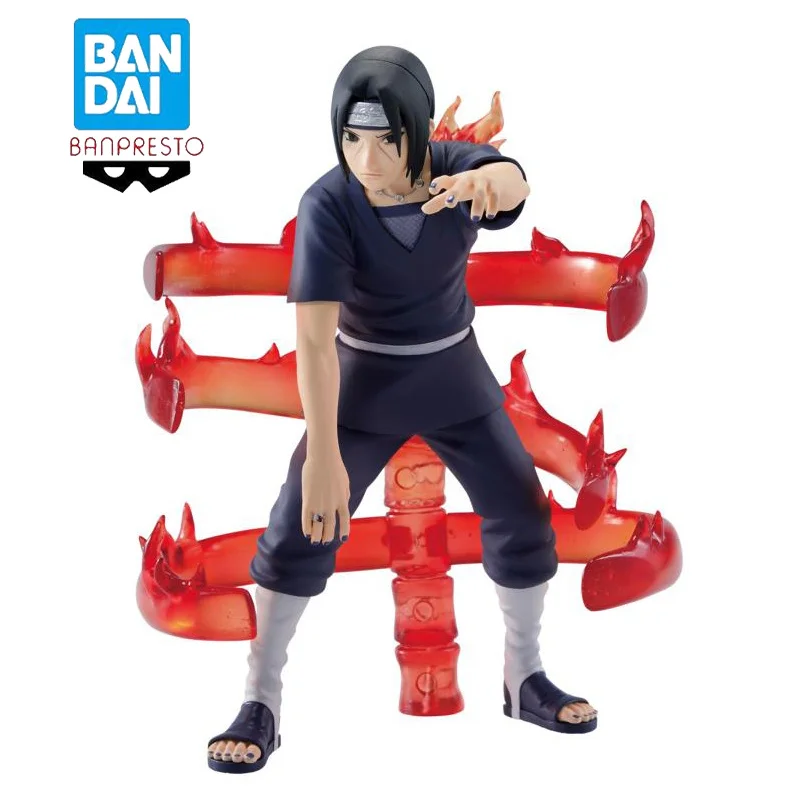 

100%Genuine Bandai Banpresto Naruto Uchiha Itachi Action Figure Anime Collectible Ornaments Boxed Statuette Model Doll Toy