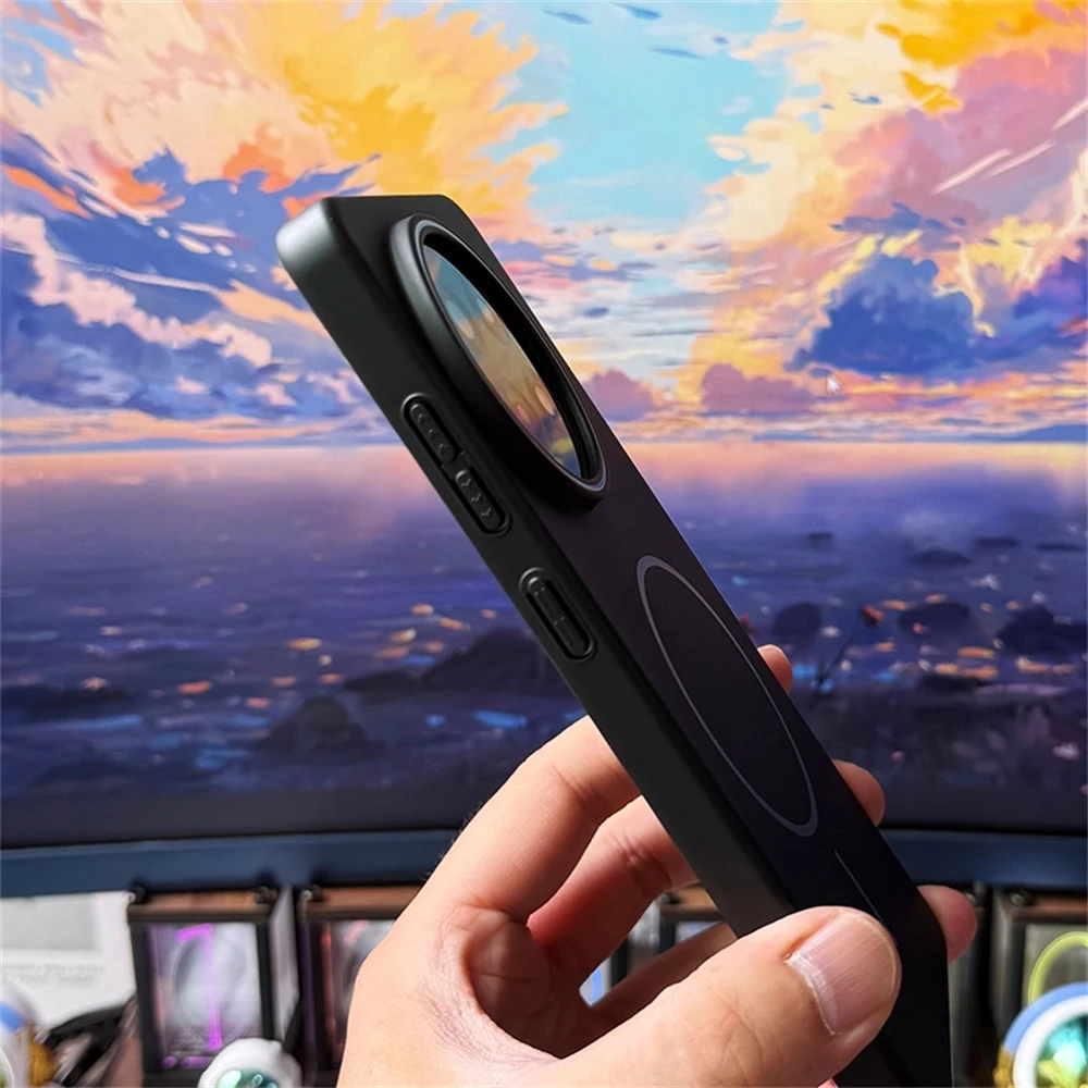 Ultra Thin Hard Magnetic Solid Color PC Phone Case Cover