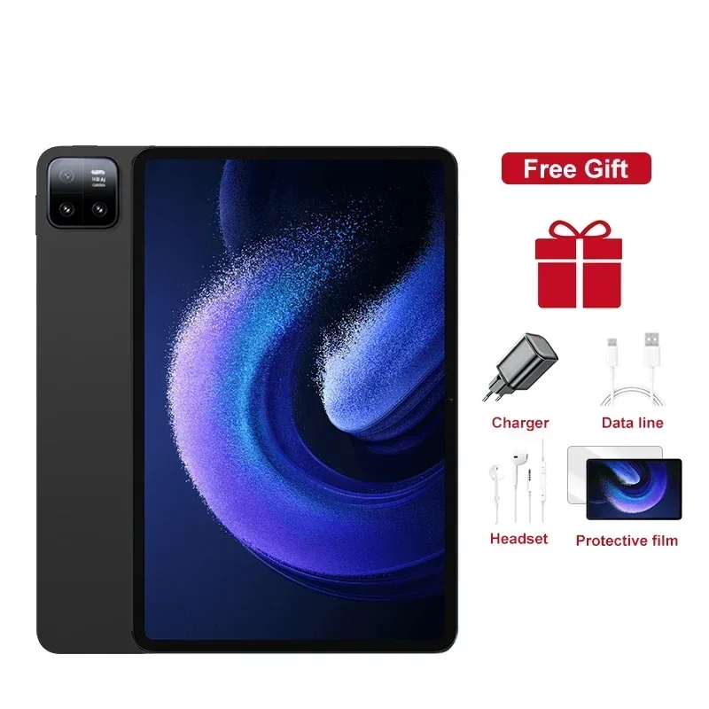 thumbnail image 1 of Tableta Xiaomi Pad 6 Pro versión global Android 13 Snapdragon 8 Gen2 16 GB + 1 TB original GPS 5G WiFi Dual SIM HD 4K Mi Tablet PC, 1 of 5