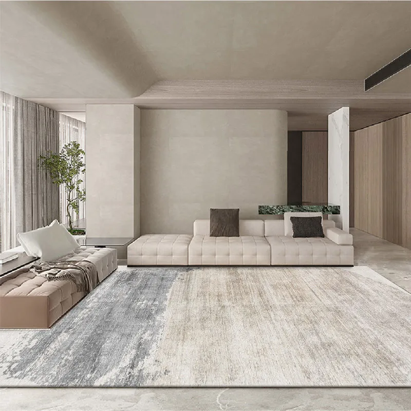 Modern High-grade Gray Large Area Carpets Living Room Decoration Carpet Washable Rugs for Bedroom Home Decor Mat Lounge Rug 4