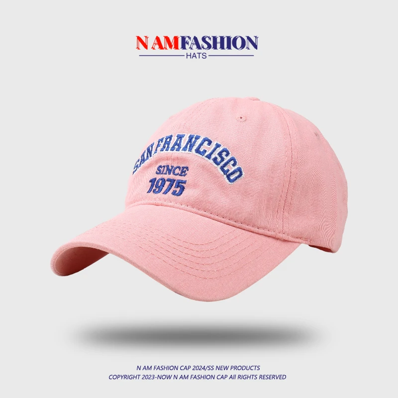 

Baseball Cap Female Spring/Summer Korean Ins Street Couple Hip Hop Versatile Alphabet Peaked Cap Men