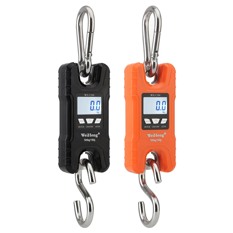 

Micro Crane Scale Digital Weight 500kg/300kg/200kg Detachable Portable Heavy Duty Industrial Hook Scales Stainless Steel