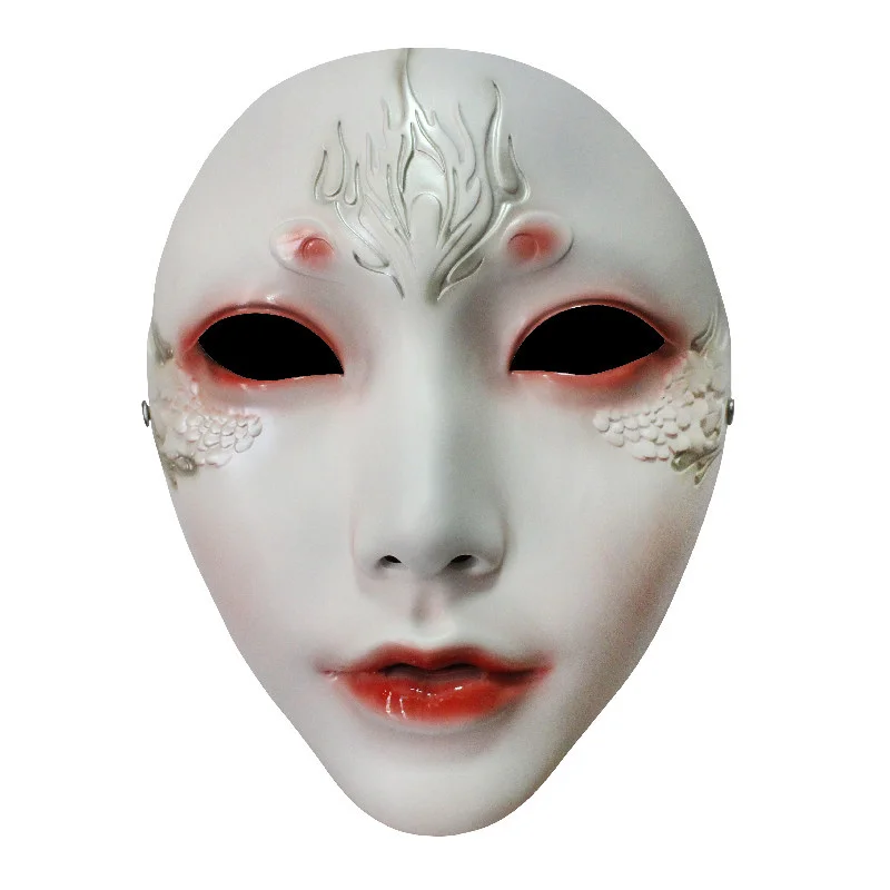 

Новинка маска для косплея в китайском стиле с изображением бабочки девушки павлина девушки мужчины императора женщины императора шпиона тени китайская маска из механической смолы