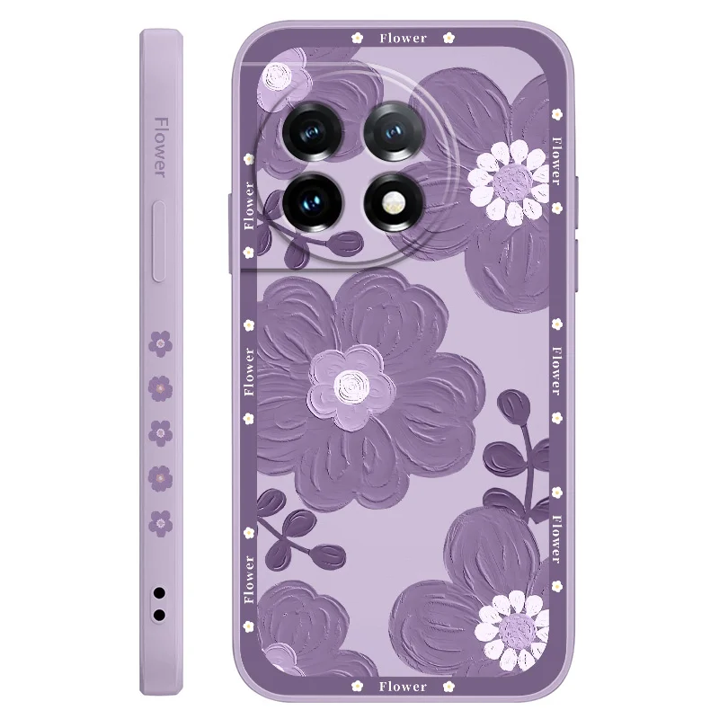Spoony Flowers Liquid Silicone Phone Case