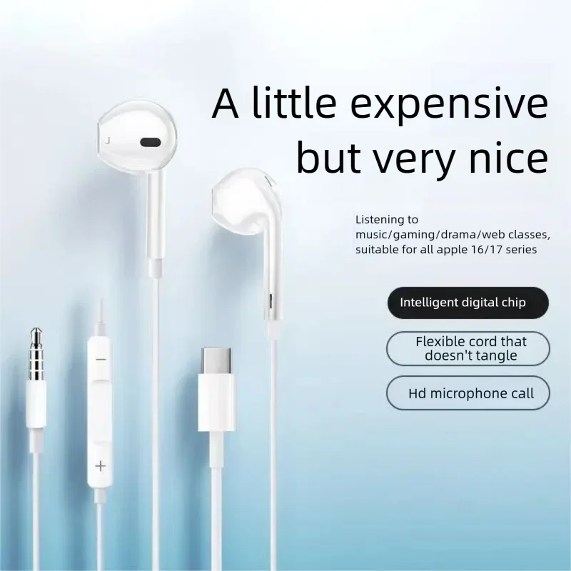 Auricolari Cablati da 3,5mm In-Ear con Suono HiFi e Bassi Potenti, Chiamate Hands-free per Samsung, Xiaomi, OPPO e Tutti gli Smartphone - Image 3