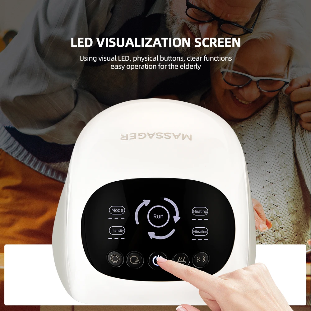 Foreverlily Electric Knee Massager With Leg Massager Airbag Kneading Vibration Massager Wireless Knee And Leg Relaxing Massager