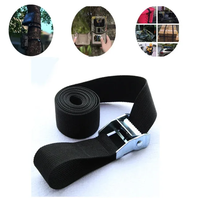 Cinto de Amarração Preto de 6M*25mm com Catraca Forte