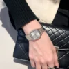 Korean cold wind watch women's student simple quartz watch commuter versatile explosion 5