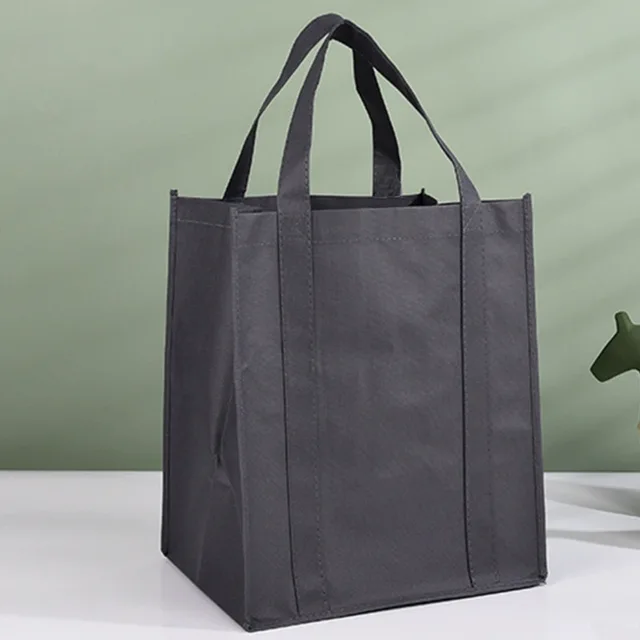 4 Sacchetti Spesa Riutilizzabili Pieghevoli - Borse Leggere In Poliestere, Lavabili, Con Stampa Floreale (Narciso, Rosa, Margherita, Caffè) - 6