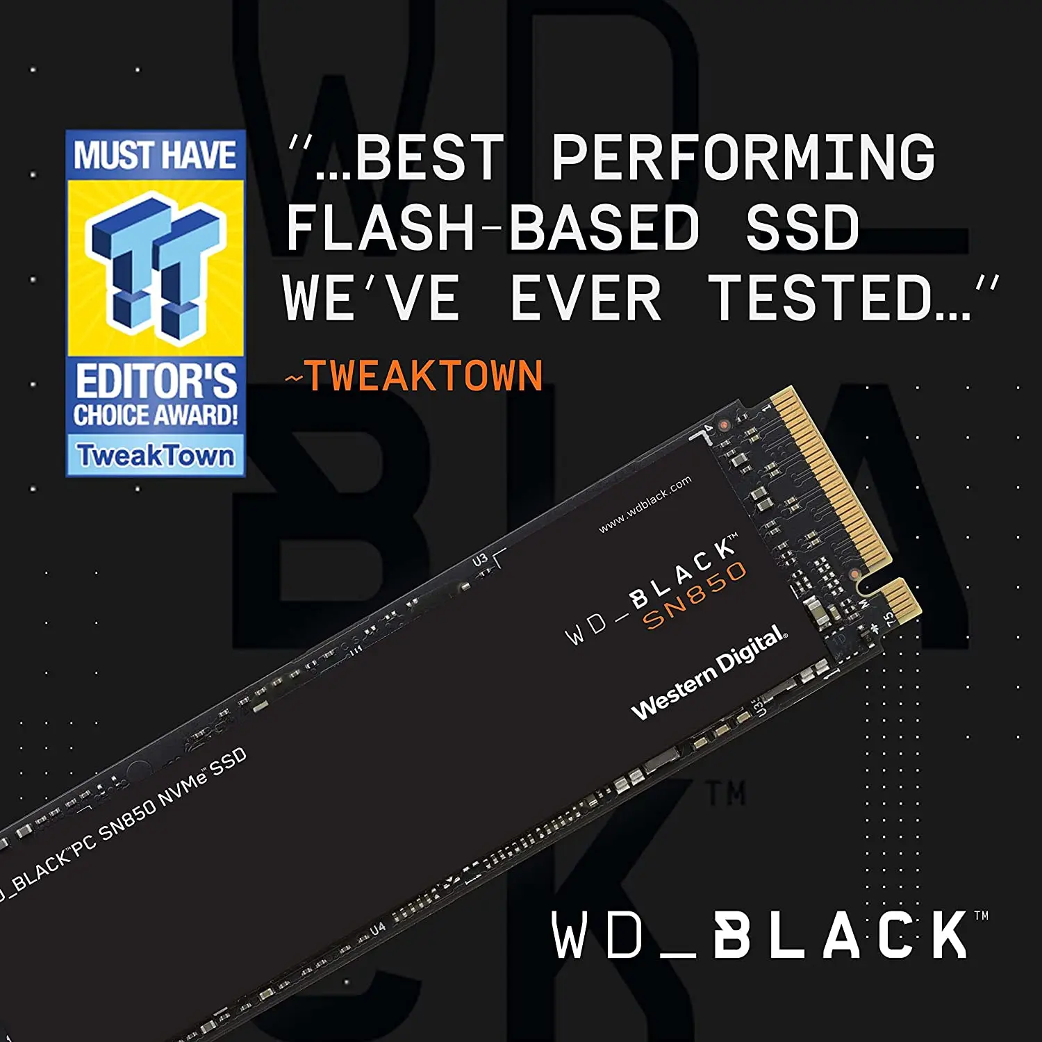 Western Digital WD BLACK 2TB 1TB 500G SN850 NVMe Internal Gaming SSD Solid State Drive Gen4 PCIe 3D NAND M.2 2280 Up to 7000MB/s best ps5 internal ssd