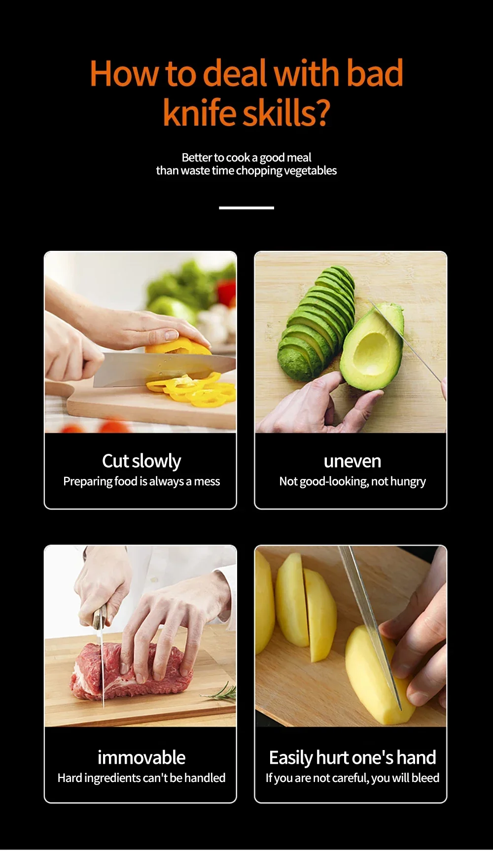 Slicer Safe Mandoline Vegetable Cutter Veggie Dicer Slicer for Julienne French Fry and Potato Get Storage Box with Lid