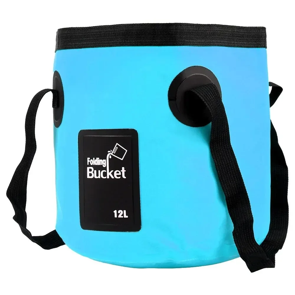 12L Folding Bucket Portable Outdoor Travel Foldable Water Bucket Bowl Sink Washing Bag Car Wash Multifunction for Camping folding bucket water bucket car wash bucket