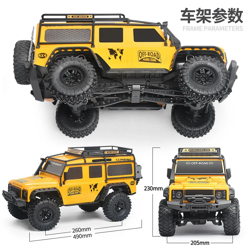 Entemah Carro de controle remoto, 1:14 4WD 2,4 GHz Caminhão de controle  remoto 75 km/h de alta velocidade off-road veículo brinquedo com motor sem