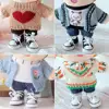 20cm Soft Animal Dolls Clothes Mini Yellow Duck Plush Toy Clothes Cute Plush Dolls Sweater Kids Toy Gifts 1