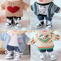 20cm Soft Animal Dolls Clothes Mini Yellow Duck Plush Toy Clothes Cute Plush Dolls Sweater Kids Toy Gifts 1