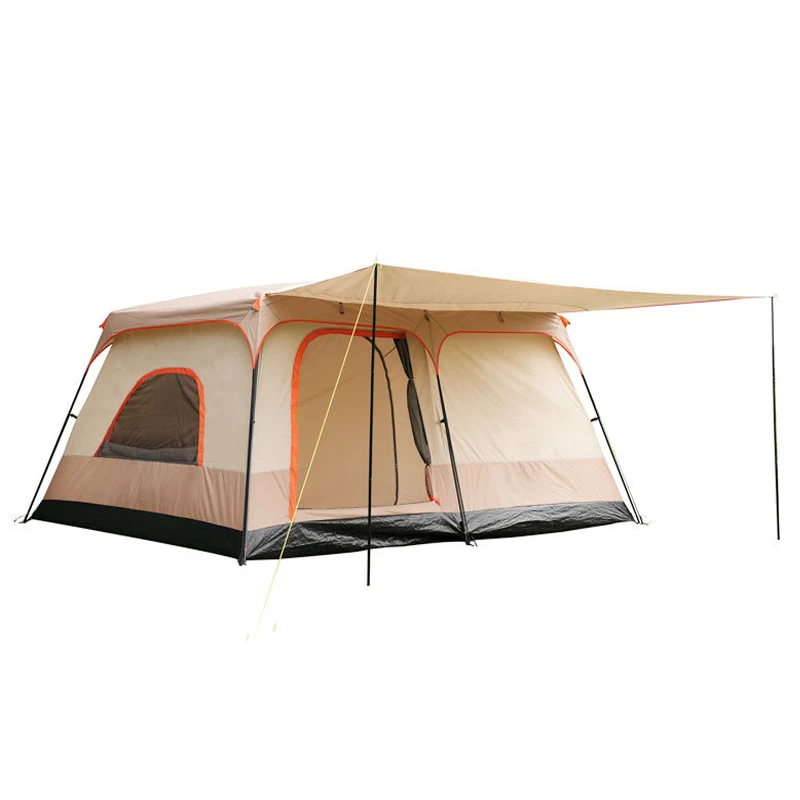 Double Rainproof Outdoor Tent, 2 Rooms and 1 Hall 4