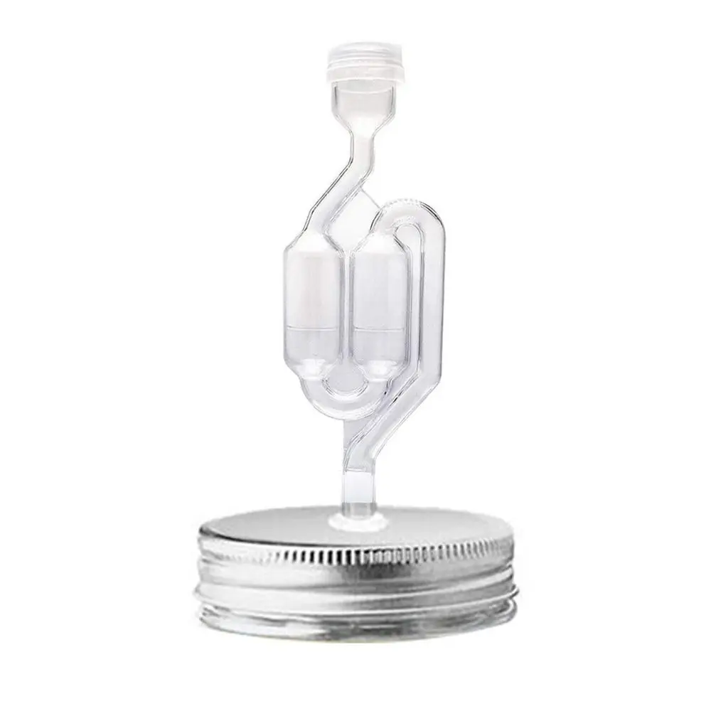 Universal Jar Oil Spout and Fermentation Lid Cover with Airlock