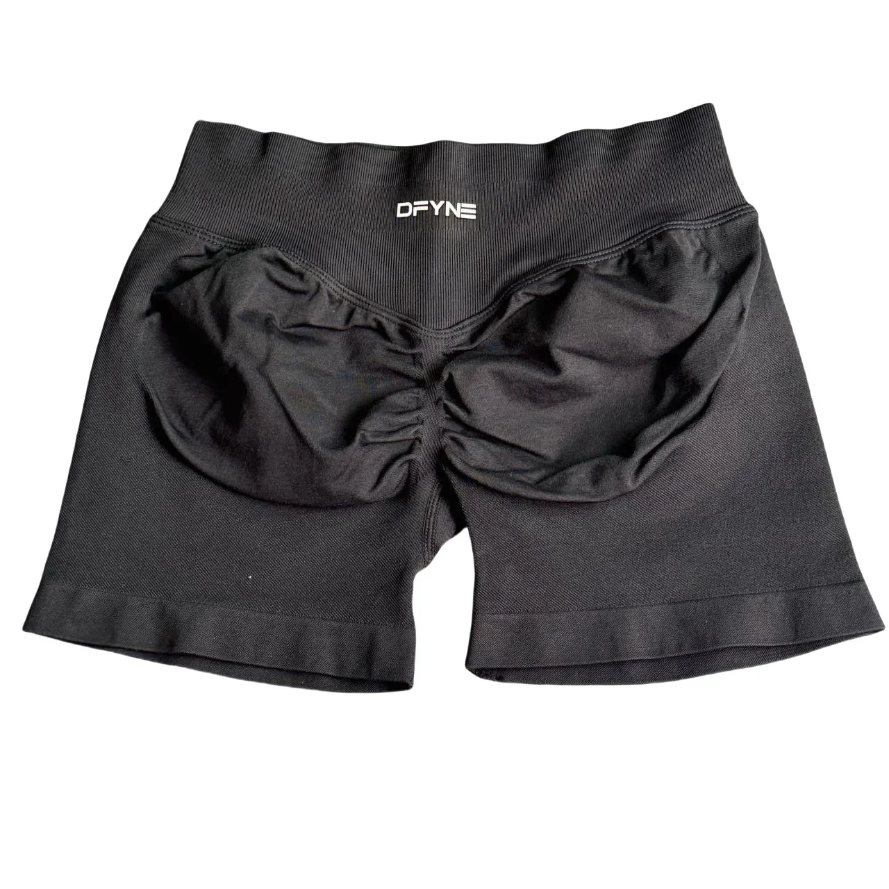 Dynamic Impact Shorts With Logo Women Scrunch Bum Gym Low Waist Seamless Yoga Shorts Workout Biker Short Stretch Fitness Short 3