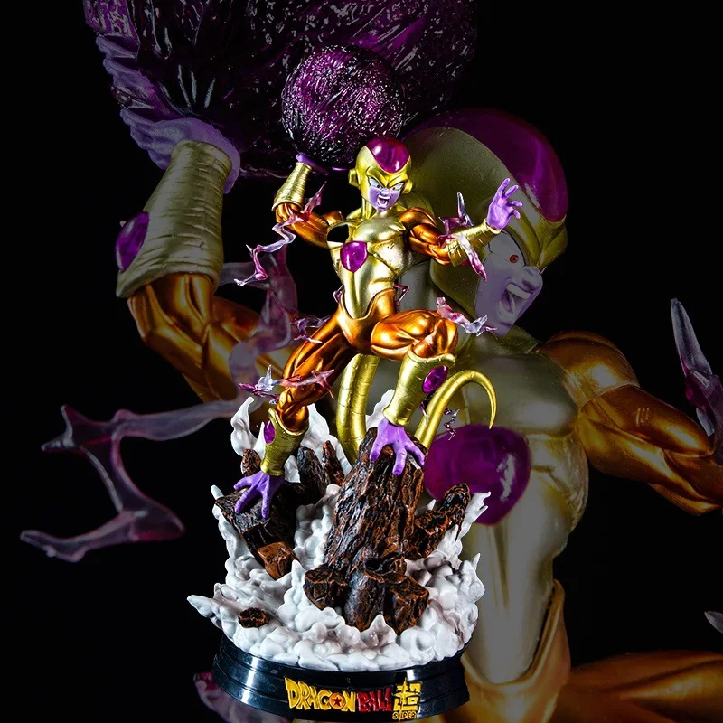 

Фигурка Dragon Ball Z DBZ, MegaHouse с золотой морозильной камерой, 48 см, японское аниме, ПВХ экшн-фигурка, игрушечная статуя, Коллекционная модель куклы