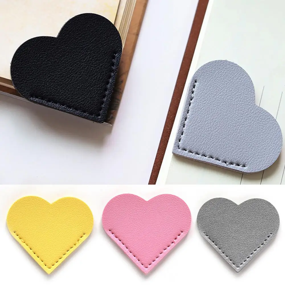 Bookmarks Stationery Supplies 5Pcs Handcrafted Faux Leather