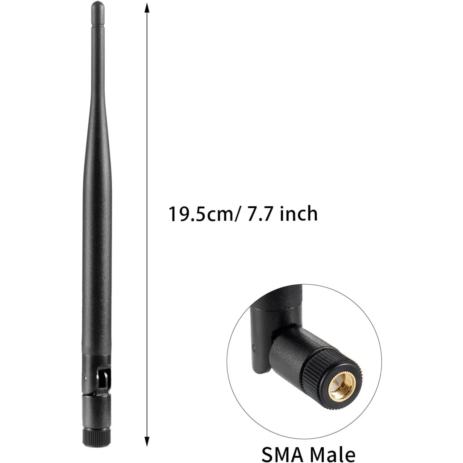 433MHz Omnidirectional Antenna 5dBi SMA Male + 15cm Adapter Cable for Wireless D