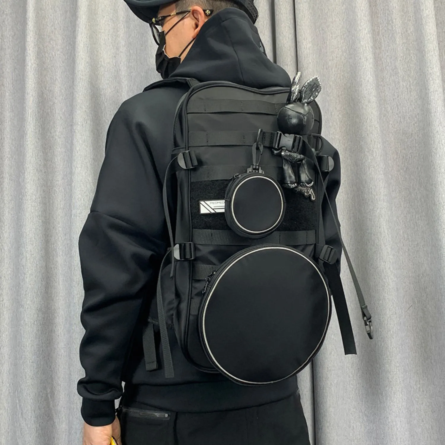 cadence デイパック 2024 Tactical Techwear Detachable Combined Backpack Mens Hip