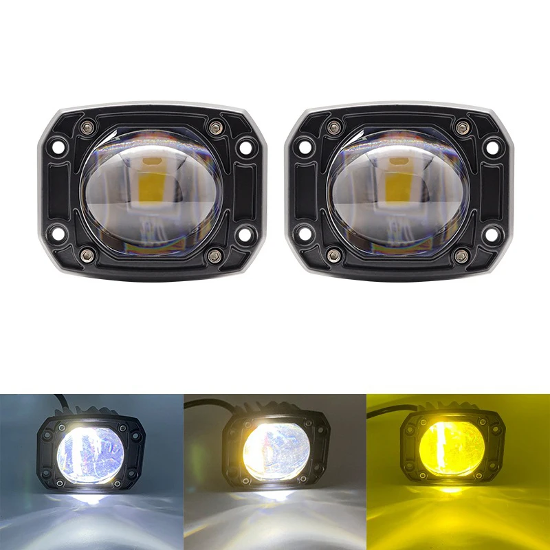 

2 шт., 3-дюймовые фонари для внедорожников, квадроциклов, грузовиков, мотоциклов